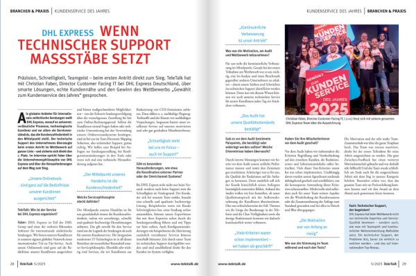 Der Teletalk berichtet - DHL Express Germany