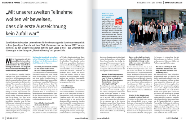 TeleTalk stellt die Preisträger vor - Lease a Bike!